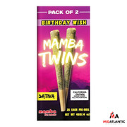 Mamba Twins THCP Liquid Diamond Blend 2g Pre-Rolls (Pre-Priced $7.99 / 2 Per Pack) *Display of 10*