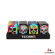 Techno Torch Skull Card Electronic Lighters (Assorted Designs) *Display of 20*