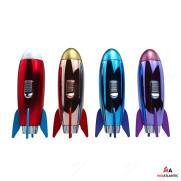 Techno Torch 4in Rocket Ship Torches (Assorted Colors) *Display of 12* [Model#19021]