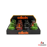 Click Grenade Design Lighters w/ Sound Effects (Assorted Colors) *Display of 12* [Model#06666]