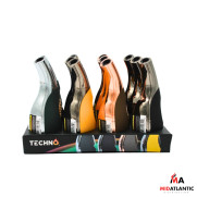 Techno Torch Curved Angle Torches (Assorted Colors) *Display of 12* [Model#19055A]