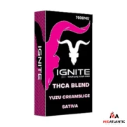 Ignite 7000mg THCA Blend 7g Disposables *Display of 5*