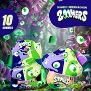 Zoomers DUO Flavors Magic Mushroom Gummies (10 Gummies Per Pack) *Display of 5*