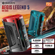 GeekVape Aegis Legend 5 200w Dual 18650 Box Mod