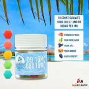 Palms D9 + Cbd 30mg Gummies (10 Gummies Per Jar) *Sold As Singles*