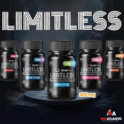 Limitless Black Edition 50mg 7-Hydroxy Kratom Tablets (10 Tablets Per Jar) *Sold As Singles*