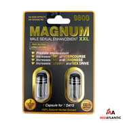 Magnum XXL 9800k Fast Acting Male Enhancement Capsules (2 Capsules Per Pack) *Display of 24*