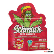 Schmack THCA Liquid Diamond Blend 5000mg Gummies (10 Gummies Per Pack) *Display of 10*