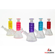 Mini 6in Glyco Glass Beaker Waterpipes [Model# WCG50-0301] *Sold As Singles*