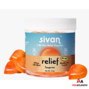 Sivan Relief 150mg CBD NO THC Blend Gummies (30 Gummies Per Jar) *Sold As Singles*