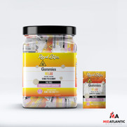 RA Royal Relax Royal Bitez 50mg D9 + CBD Gummies (2 Gummies Per Pack) *27ct Jar*
