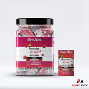 RA Royal Deep Sleep Royal Bitez 50mg THC FREE CBD Gummies (2 Gummies Per Pack) *27ct Jar*