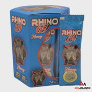 RHINO Blue Rhino Honey Time + Size 15g Male Enhancement Supplements *Display of 24*