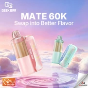 Geek Bar Mate 60k Puffs 50mg 16mL Pod Replacement Disposables *Display of 5*