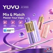 Yovo JB50K Nixodine Foger Compatible 50K Puffs 5% Pod Disposables (Full Kit) *Display of 5*