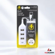 [KCDS] 4-Port Multi-Charge USB Hub *Case of 24*