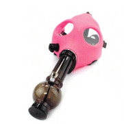 Blo Silicone Gas Mask w/ Acrylic Pipe [1BOX2425] *Assorted Colors*