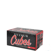 Hookah John Titanium Coconut Coals *1KG Box of 72 Cubes*