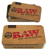 Raw Metal Tin Carrying Case