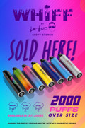 Whiff Over Size 2000 Puffs 50mg 6mL Disposables *Display of 10*