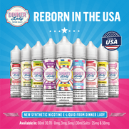 Dinner Lady Synthetic Nicotine 60mL Dinner Lady Synthetic Nicotine 60mL