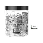 White Rhino Quartz Drop In *50ct Jar*