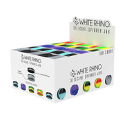 White Rhino Spinner Silicone Jar *Display of 100*