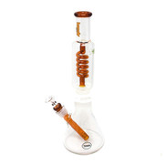 Kandy Glass 13in. 730g Water Pipe Detachable Beaker Base Design w/ Spiral Center & Diffused Downstem