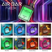 Air Bar NEX 6500 Puffs 50mg 15mL Disposables *Display of 10* Air Bar NEX 6500 Puffs 50mg 15mL Disposables *Display of 10*