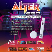 Ocho x Cali Extrax Alter Ego THCA + 11-Hydroxy Live Resin Blend 3.5g Disposables *Display of 6*