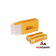 IMREN Gold IMR 3.7v 15A 5000mAh 21700 Battery *Pack of 2* IMREN Gold IMR 3.7v 15A 5000mAh 21700 Battery *Pack of 2*