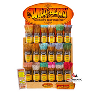 Wild Berry Incense Best Selling Traditional Style Incense Sticks Counter Top Display Display of 18 Fragrances