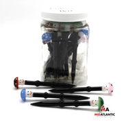 Happy Mushroom Glass Dab Tools (Assorted Colors) *16ct 32oz. Bundle* [GDB-35]