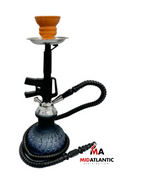 Zebra Smoke M16 Pumpkin 14in. Hookah (Assorted Colors) *Sold As Singles* Zebra Smoke M16 Pumpkin 14in. Hookah (Assorted Colors) *Sold As Singles*