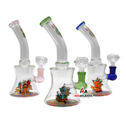 Graphic Decal 8in. Glass Dab Rig [24291- MA112]