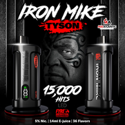 IRON MIKE Tyson 15K Puffs 50mg 14mL Disposables *Display of 5*