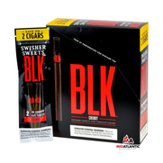 Swisher Sweets BLK Series Tip Cigarillos (Pre-Priced Pouches / 2x Cigarillos Per Pouch) *Display of 30* [NC ONLY]