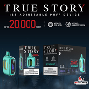 True Story 20K Puffs 50mg 20mL Disposables *Display of 5* True Story 20K Puffs 50mg 20mL Disposables *Display of 5*