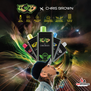 Chris Brown CB15K 50mg 15mL Wireless Charging Disposables w/ Wings Animation