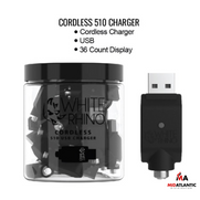 White Rhino Cordless 510 USB Charger *36ct Jar*
