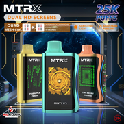 MTRX MX 25K Puffs 50mg 20mL Disposables *Display of 5* MTRX MX 25K Puffs 50mg 20mL Disposables *Display of 5*
