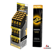 Al Capone Sweets Hand Rolled Premium Cigarillos (2 Cigarillos Per Pack) Tower Display of 60 [NC ONLY]