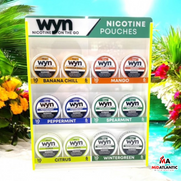 WYN Nicotine Pouches Counter Display *Fully Stocked w/ 12x 5 Packs* WYN Nicotine Pouches Counter Display *Fully Stocked w/ 12x 5 Packs*