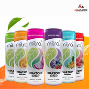 Mitra9 Kratom Extract Seltzers 70mg 12oz Beverages *Sold As Singles*