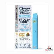 Frozen Fields Formula X Premium Diamond Infused THCA Badder 3.5g Disposables - Gold Kush (Indica)