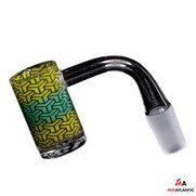 Cheech Glass Decal Design Quartz 14mm Male 90 Degree Banger [Model# QF-672-4]