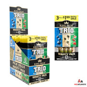 King Palm Trio Extendo Size Rolls (Pre-Priced $1.99 / 3 Rolls Per Pack) *Display of 15*