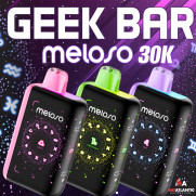 Geek Bar Meloso 30K Puffs 50mg 18mL Disposables *Display of 5*