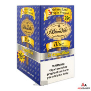BluntVille Cigar Natural Leaf Triple Wrapped Cigarillos (3 Cigarillos Per Pouch) *Display of 25*