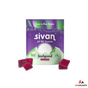 Sivan Feel Good 20mg D9 Gummies (10 Gummies Per Pouch) - Mixed Berry

